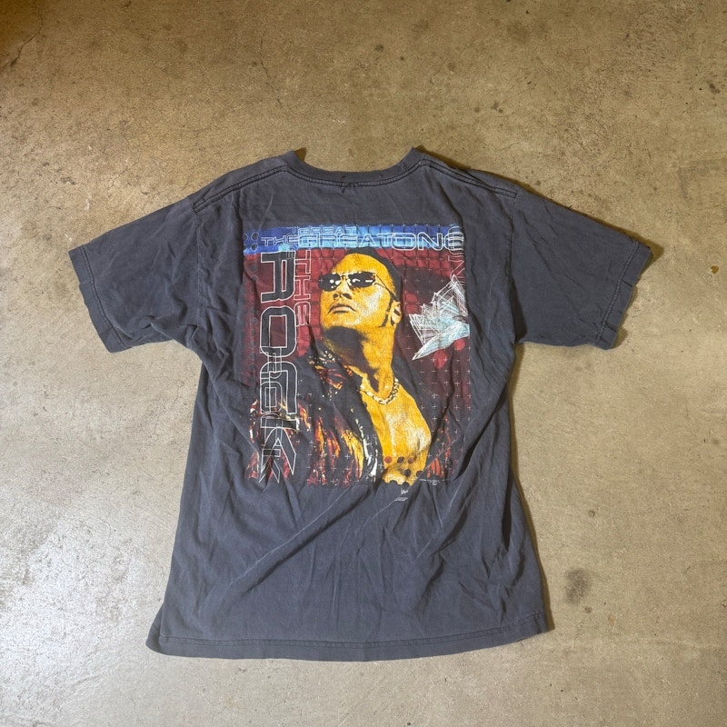 Y2K WWF The Rock Tee