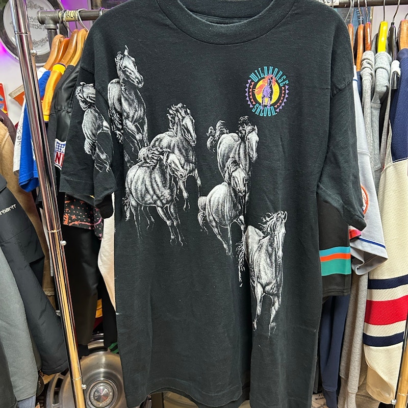 Wildhorse Saloon Galloping Horses T-Shirt Black