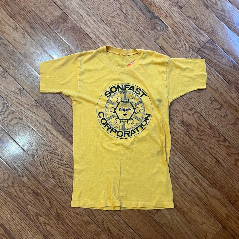 Sonfast Corporation Logo T-Shirt Yellow