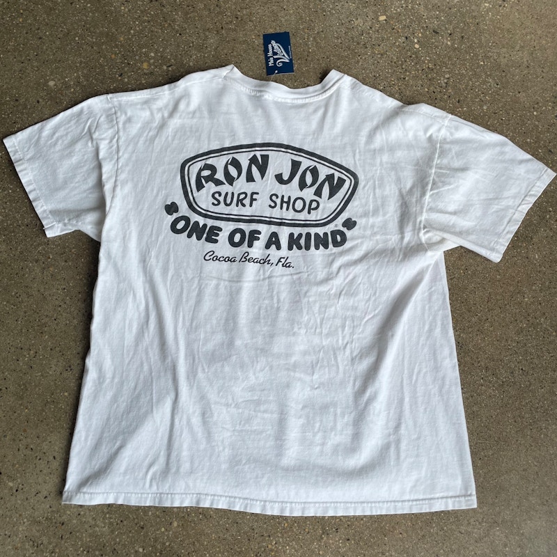 Vintage Ron Jon Surf Shop One Of A Kind T-Shirt White