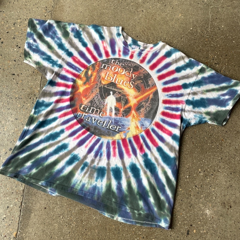 Vintage The Moody Blues Time Traveller Tie Dye T-Shirt