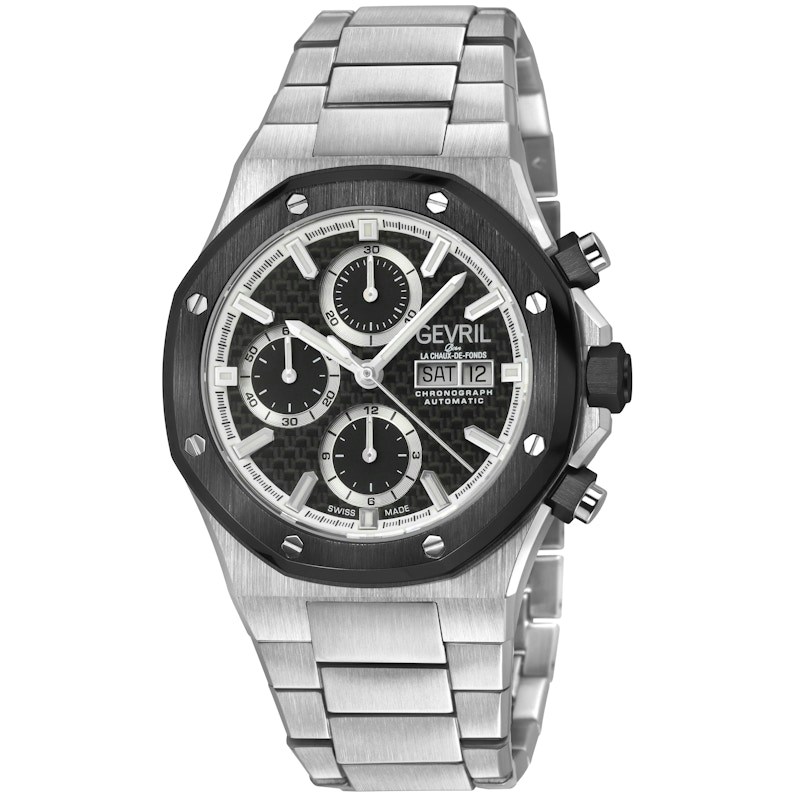 Gevril Men’s Kingsgate 47903B Swiss Automatic Chronograph