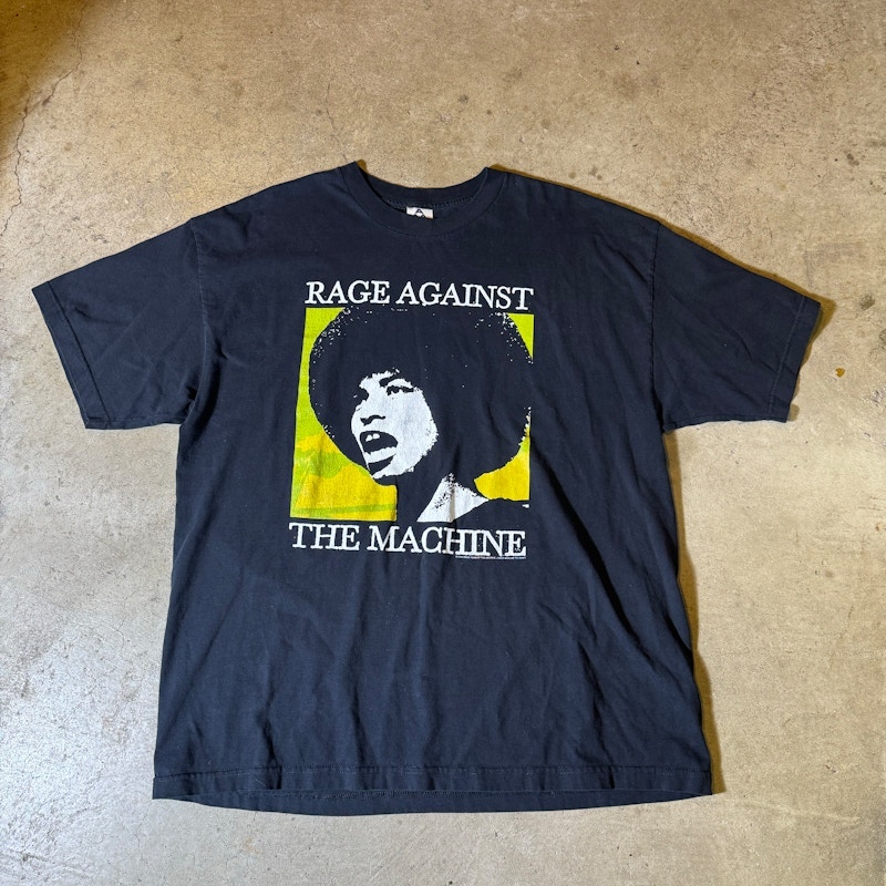 Vintage 2000 Rage Against The Machine Angela Davis Tee