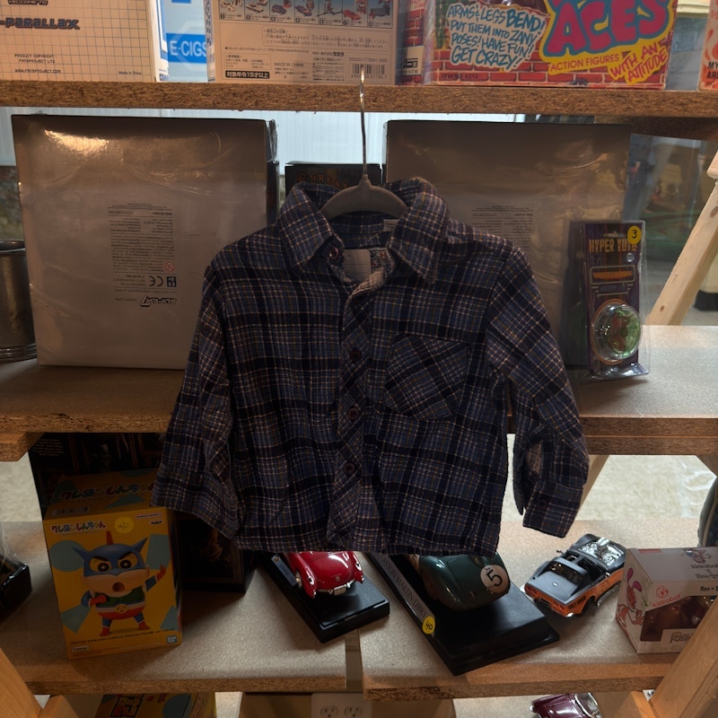 80’s French Toast Plaid Button-Down Shirt