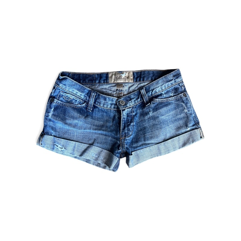Hollister Denim Shorts Blue Y2K