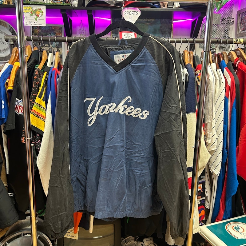 New York Yankees Pullover Jacket Blue