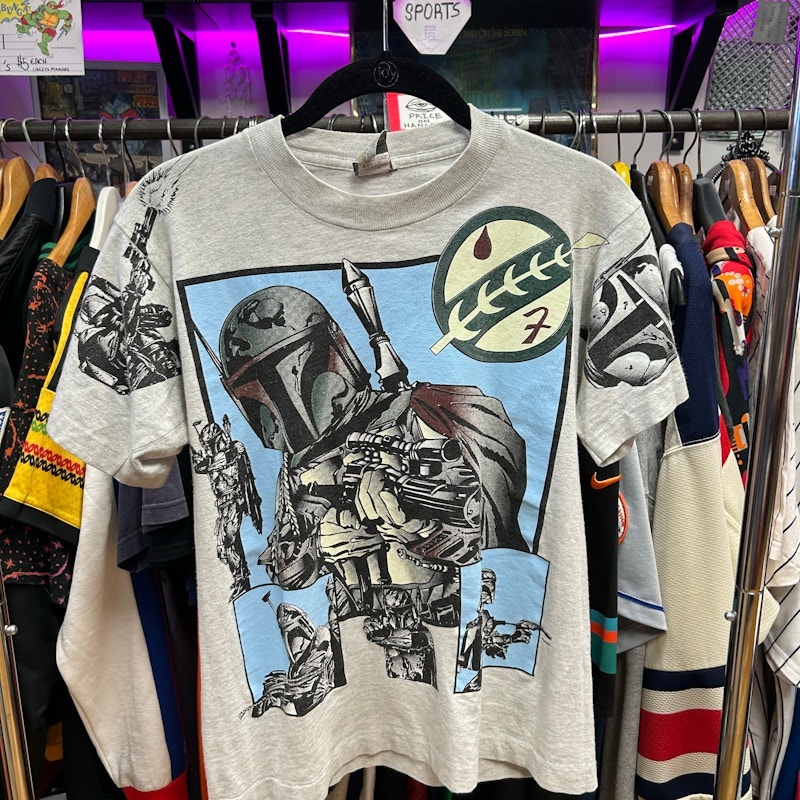 Star Wars Boba Fett Graphic T-Shirt Grey
