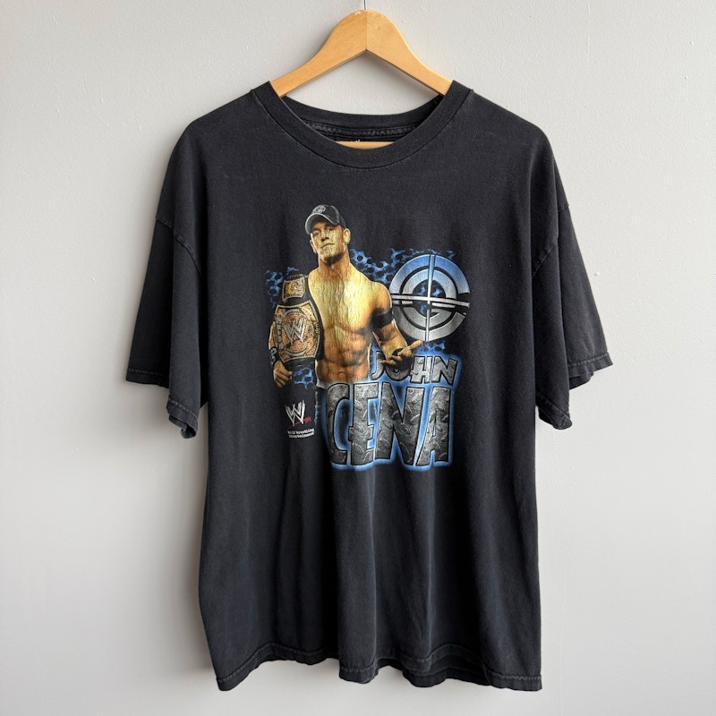 WWE John Cena Graphic T-Shirt Black