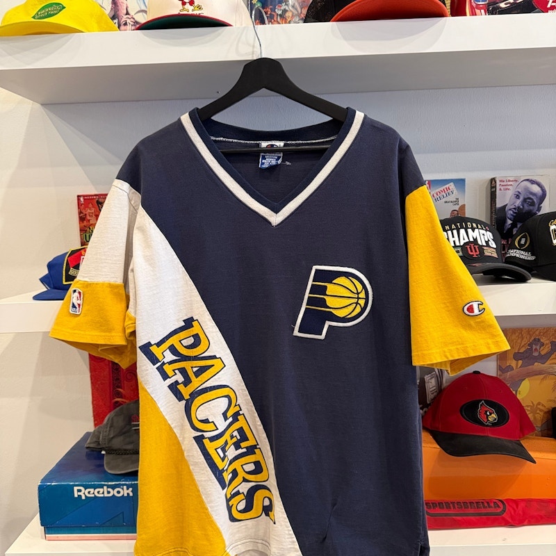 Indiana Pacers T-Shirt Navy Yellow