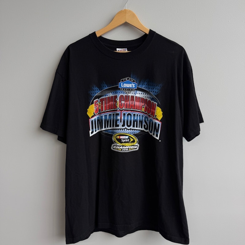 Chase Authentics Jimmie Johnson 5-Time Champion T-Shirt Black