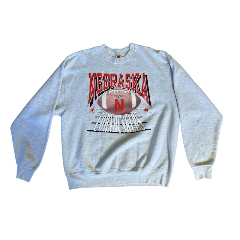 Fruit of the Loom Vintage Nebraska Football Crew