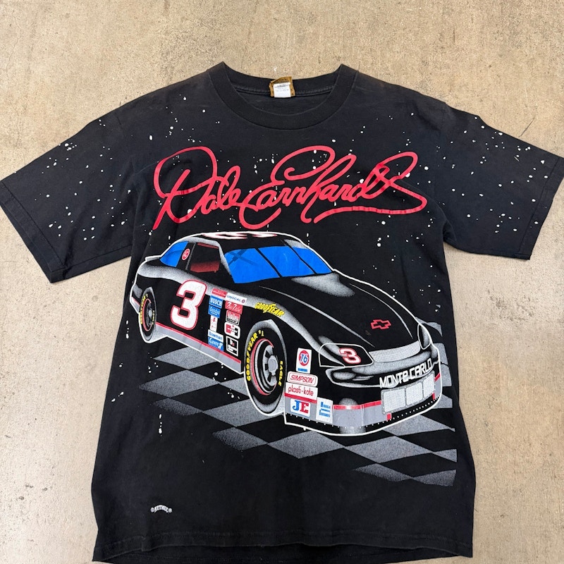 Nutmeg Dale Earnhardt The Intimidator T-Shirt Black