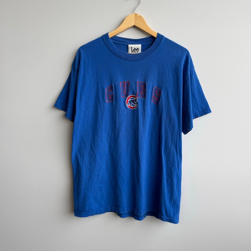 Vintage Lee Sport Chicago Cubs T-Shirt Blue