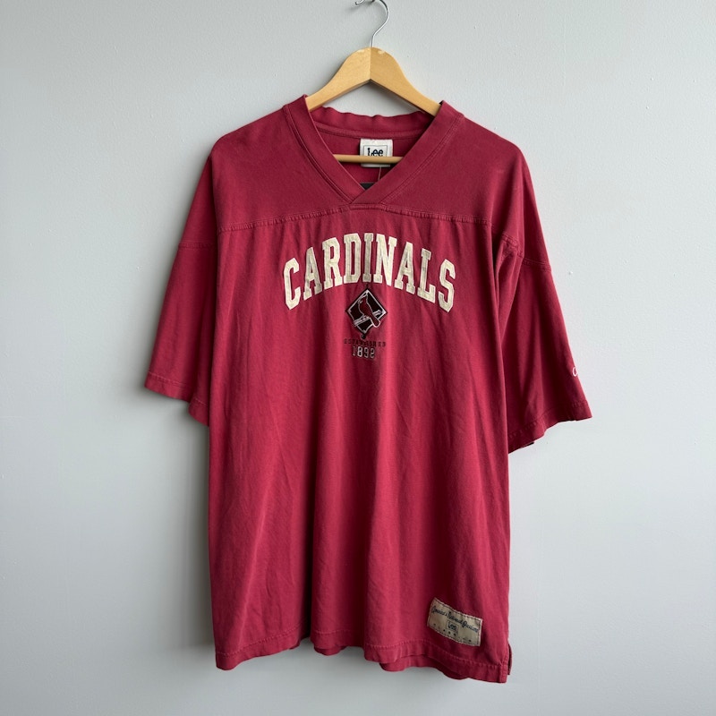 Vintage Lee Sport Cardinals America's Pastime Shirt Red