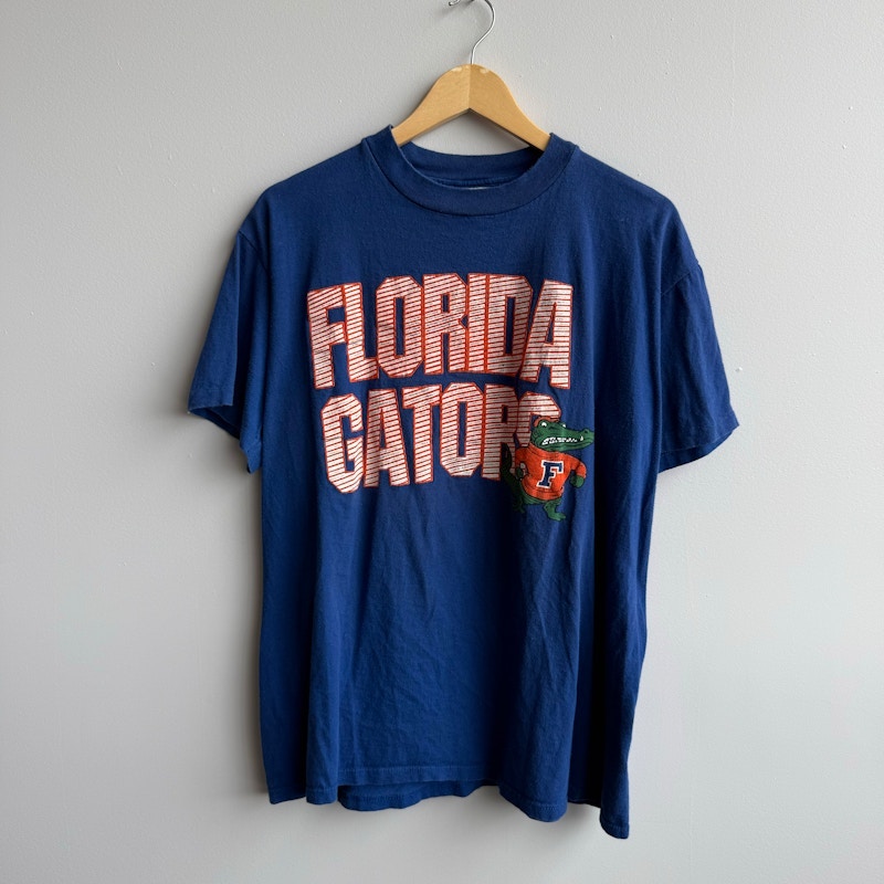 Stedman Vintage Florida Gators Mascot Graphic T-Shirt Royal Blue