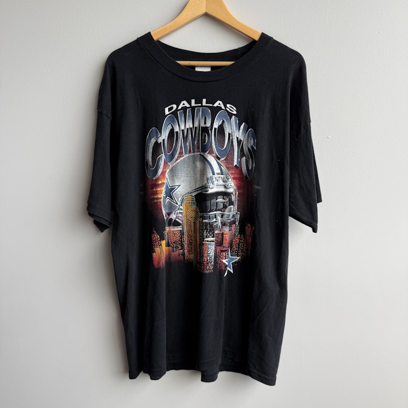 Vintage Dallas Cowboys Graphic T-Shirt Black