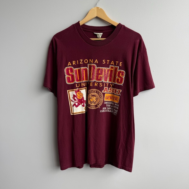 Arizona State University Sun Devils Graphic T-Shirt Maroon
