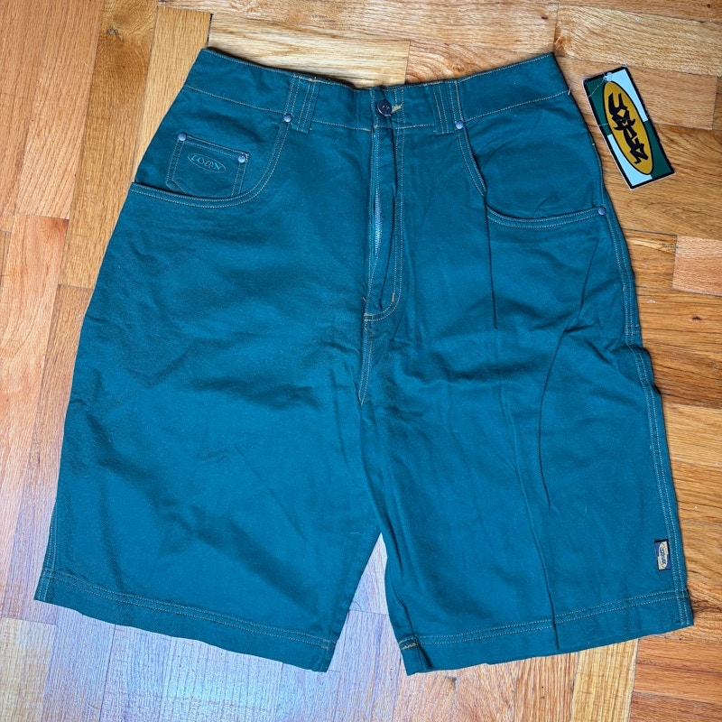 UMEN 90s Hip Hop Shorts Green