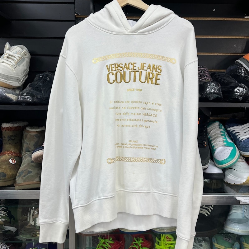 Versace Jeans Couture Since 1988 Hoodie White