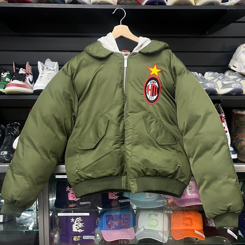 HMD Hooded Bomber Jacket Green