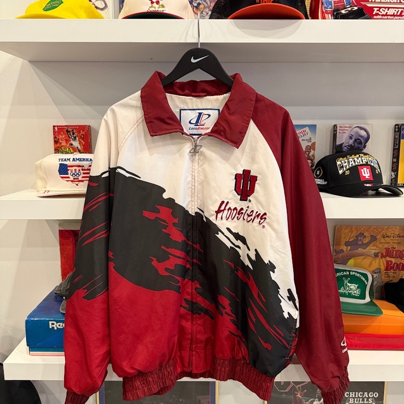 Logo Athletic Indiana Hoosiers Lined Windbreaker Jacket