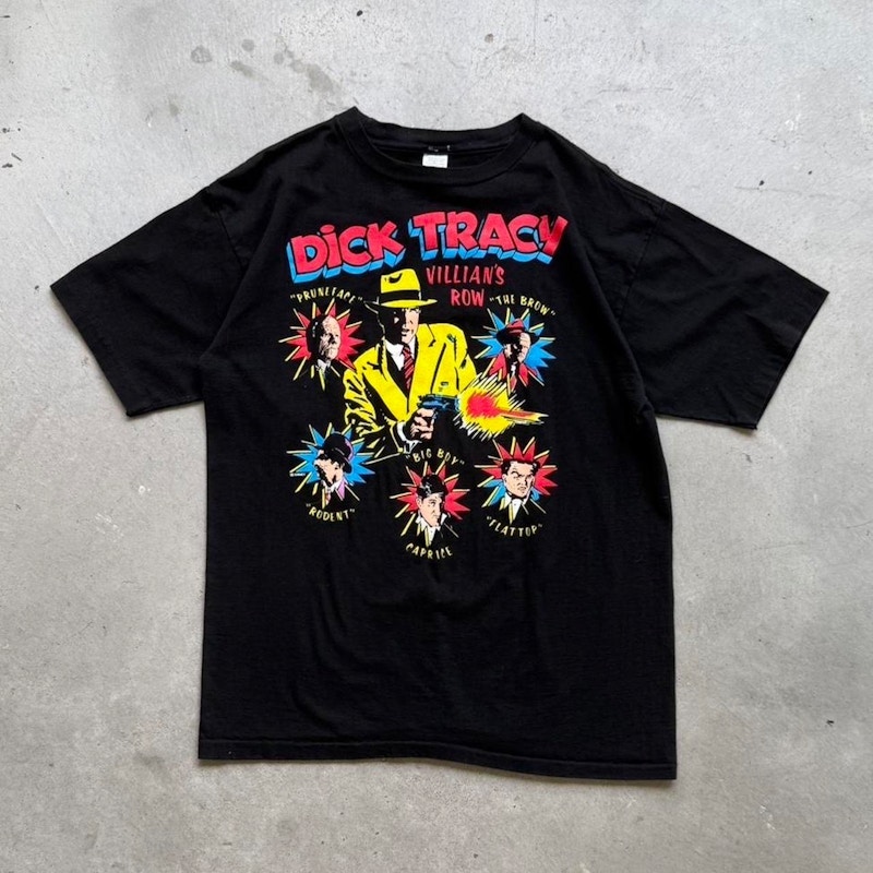 Vintage Disney Dick Tracy Villain's Row T-Shirt Black