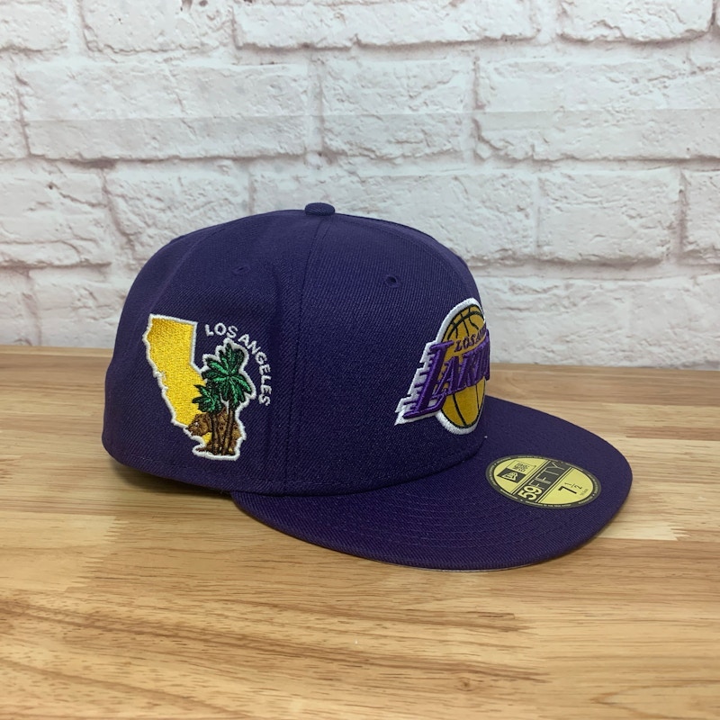 New Era Los Angeles Lakers NBA State Side 59Fifty Fitted Cap Purple