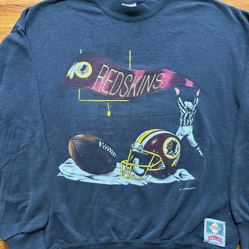 Vintage Nutmeg Washington Redskins 1993 NFL Sweatshirt