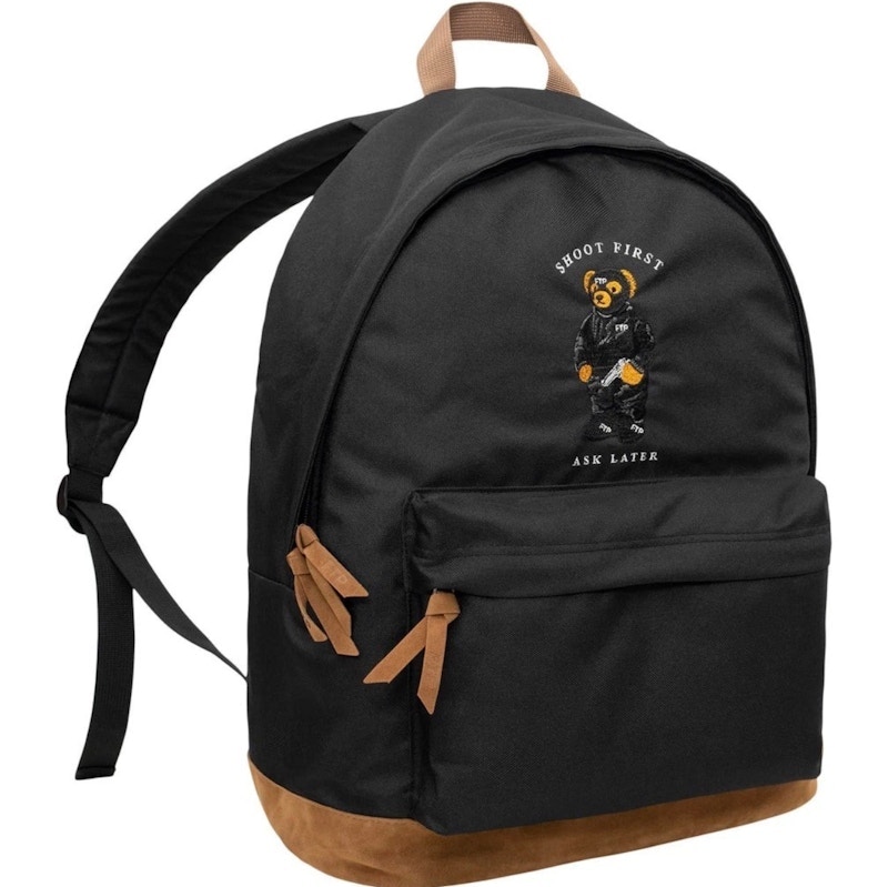 FTP Bear Backpack Black