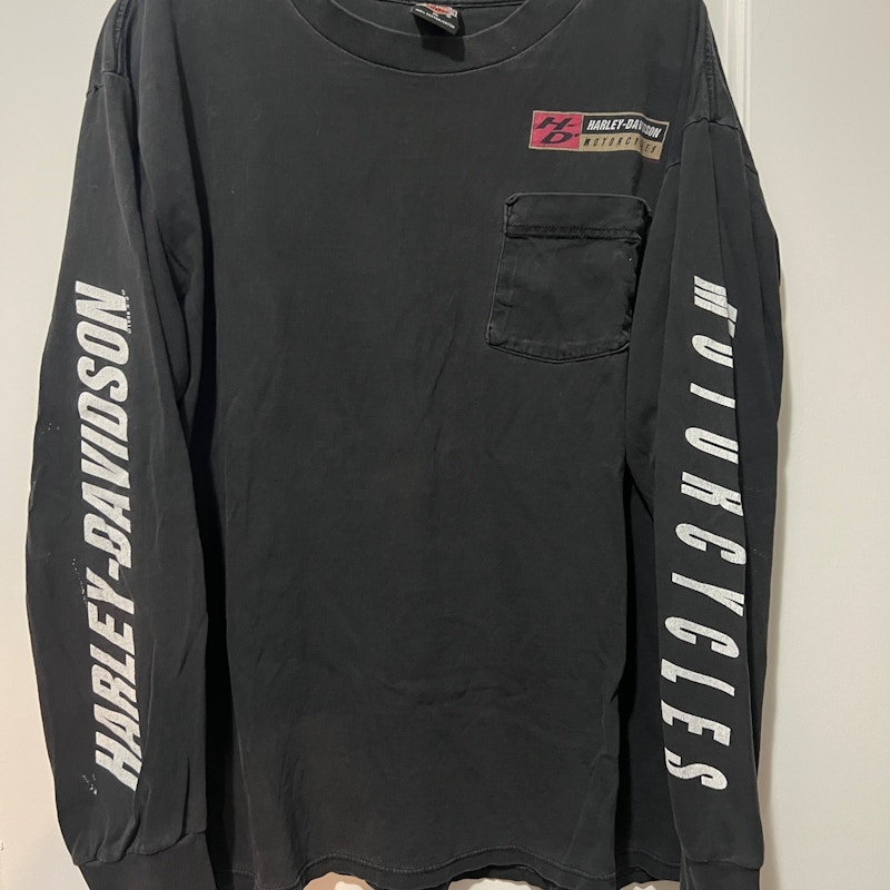 Harley-Davidson H-D of Omaha Long Sleeve Shirt Black