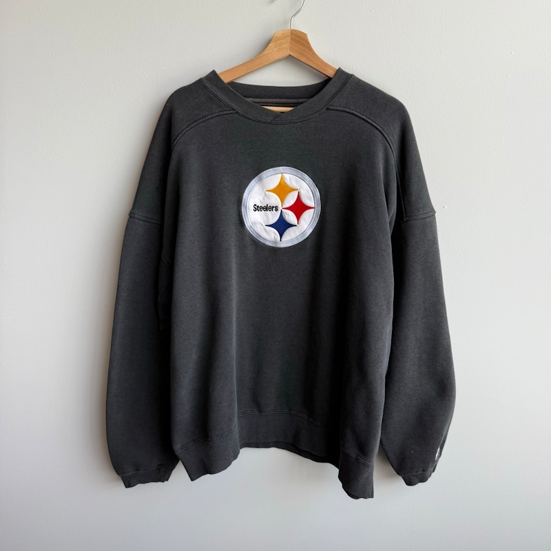 Vintage Starter Pittsburgh Steelers Sweatshirt Grey