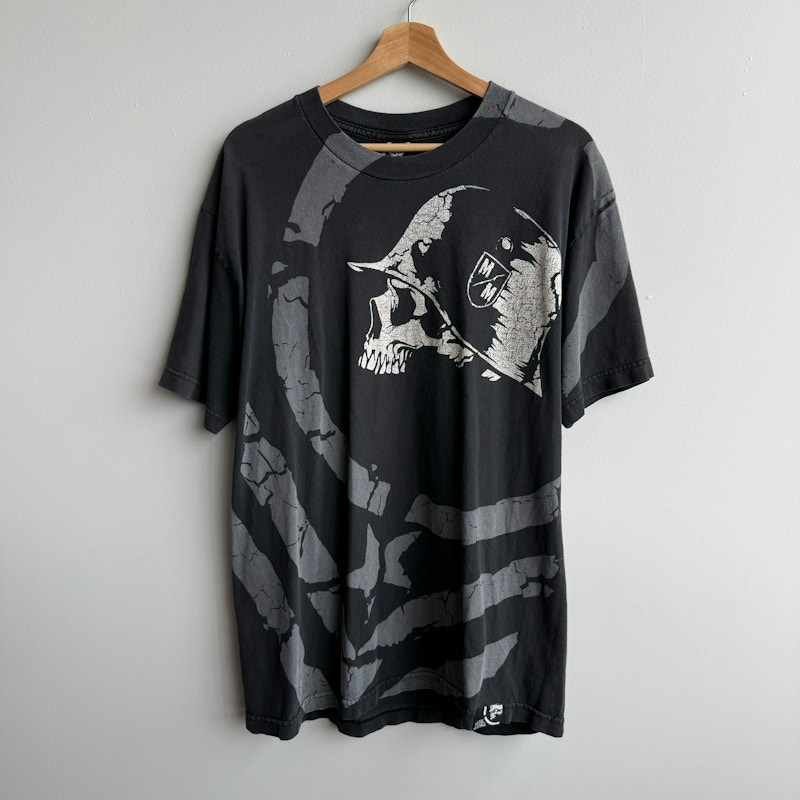 Metal Mulisha Skull Helmet T-Shirt Black