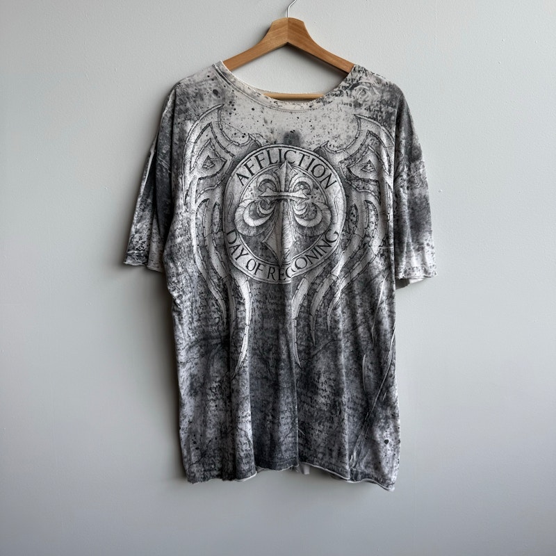 Affliction AOP T-Shirt Grey