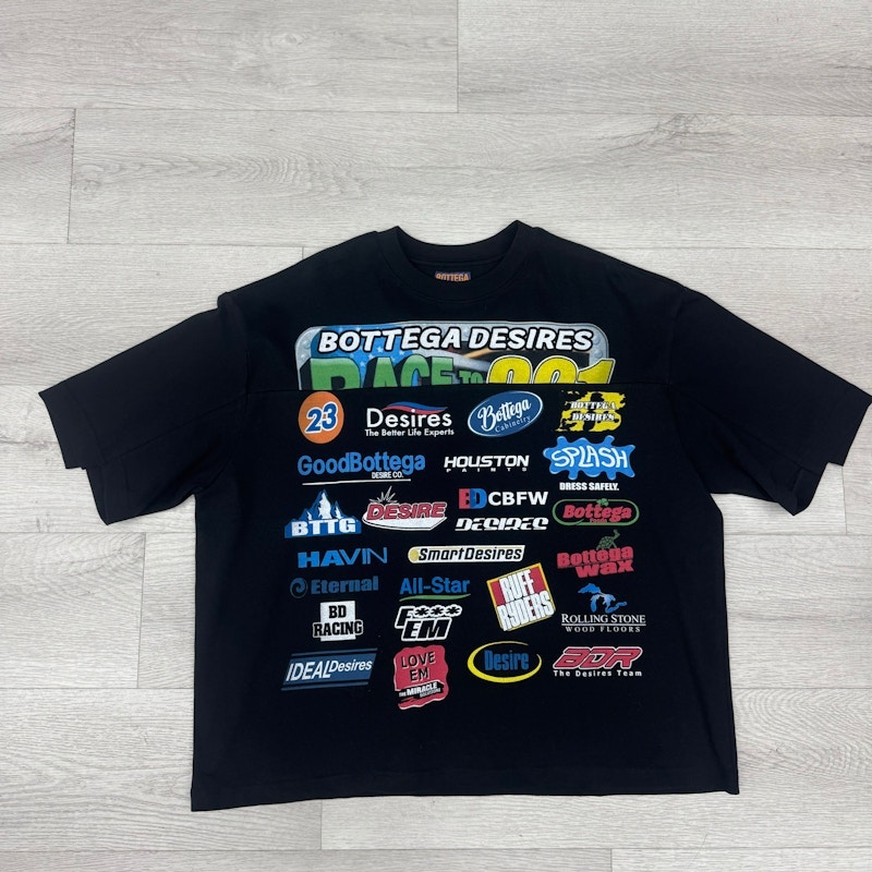 Bottega Desires Race to Desires T-Shirt Black