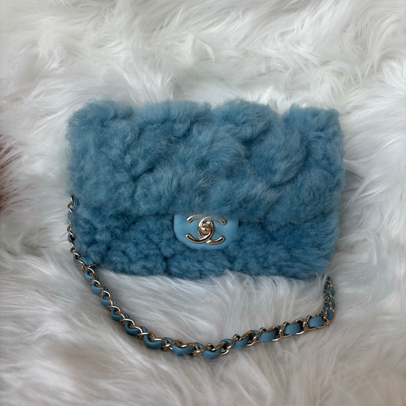 Chanel Shearling Classic Flap Bag