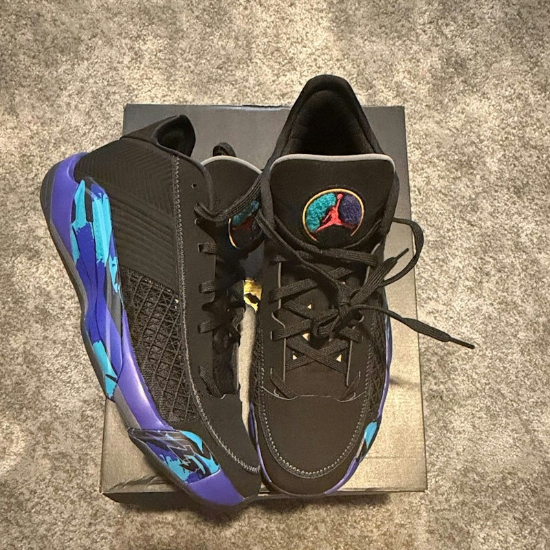 Air Jordan 38 Low Aqua PE Black