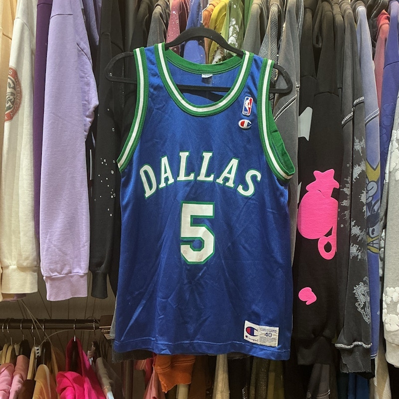 Champion Dallas Mavericks Jason Kidd Jersey Blue