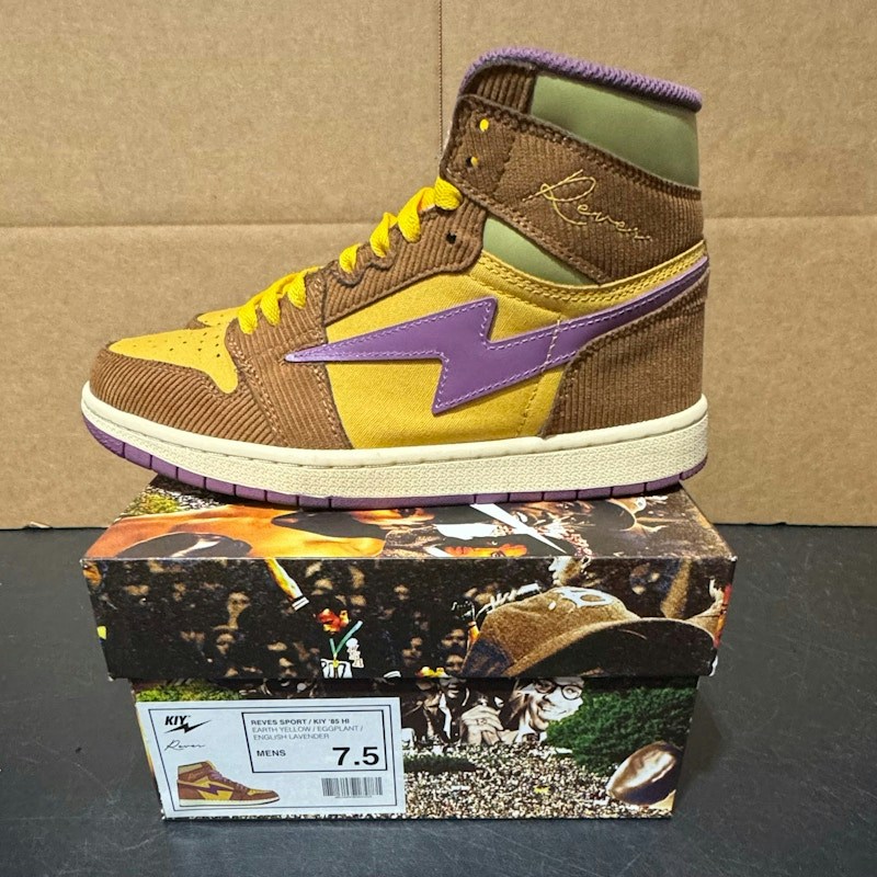 Reves Sport KIY '85 Hi Earth Yellow Eggplant English Lavender
