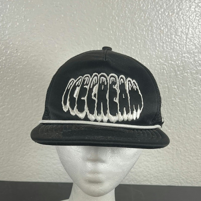 Ice Cream Skateboards Trucker Cap Black