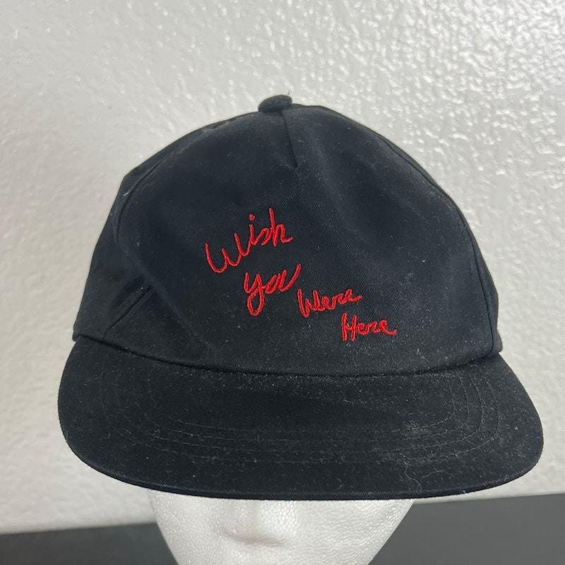 Travis Scott Astroworld Tour Wish You Were Here Hat Black