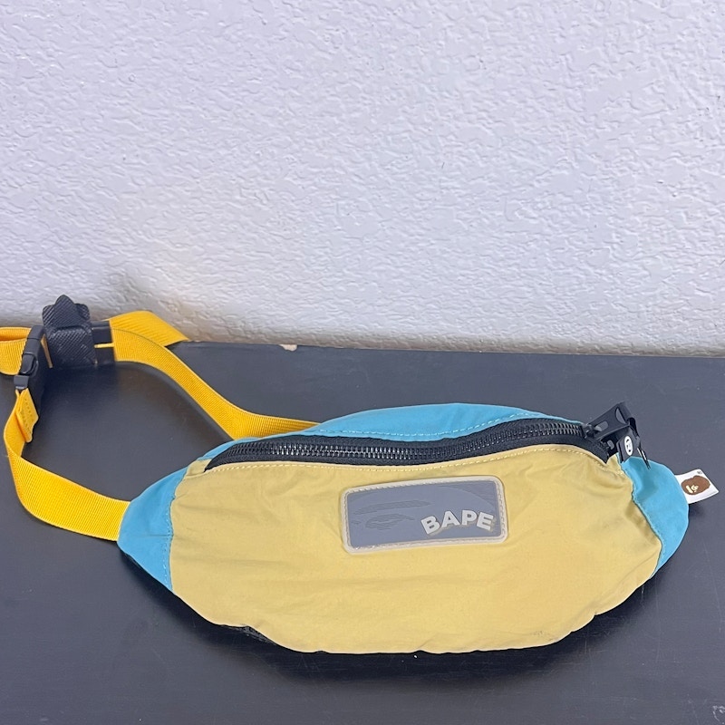 A Bathing Ape Baby Milo Banana Waist Bag White