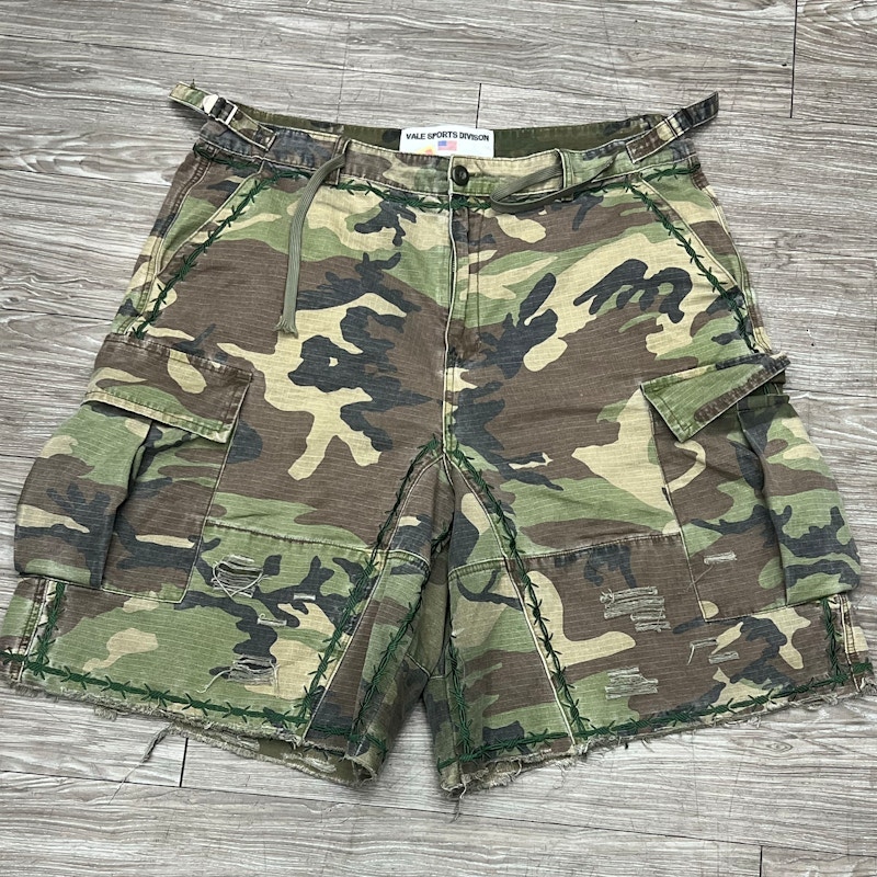 Vale Sports Division Camo Cargo Shorts Multicolor