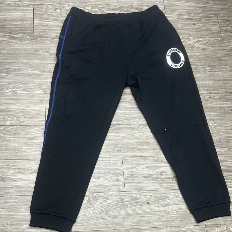 Burberry Circle Logo Sweatpants Black