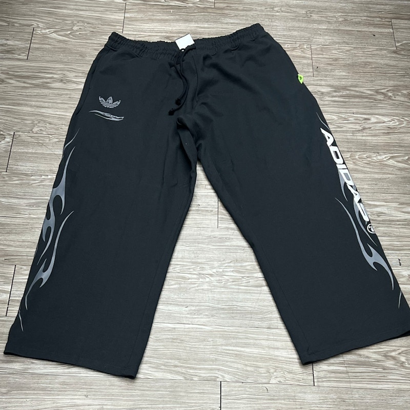 adidas Flame Graphic Track Pants Black