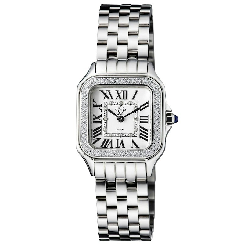 GV2 Gevril Milan Diamond Women's Watch White