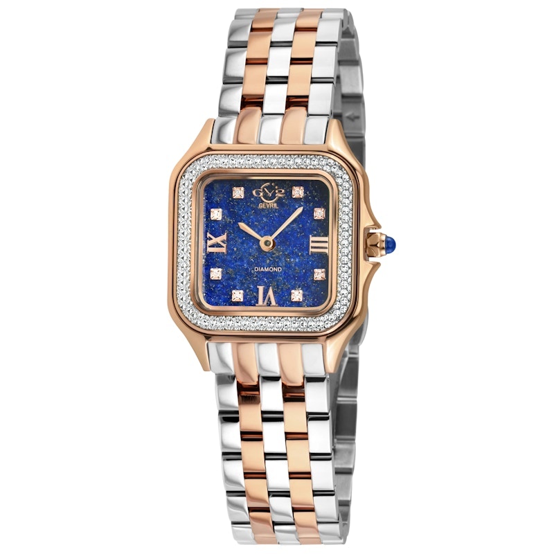 GV2 Milan Diamond Blue Lapis Two Tone Watch