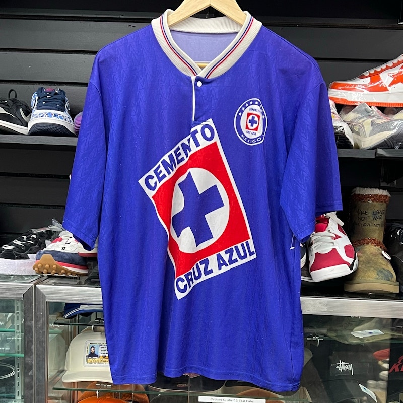 Cruz Azul Cemento Soccer Jersey Blue