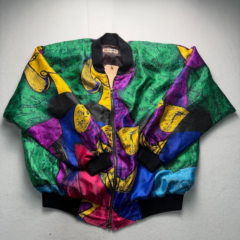 Peabody House Picasso Print Bomber Jacket Multicolor