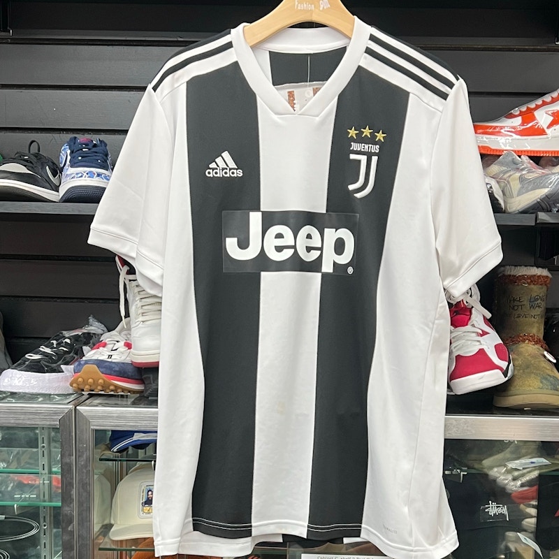 Adidas Juventus Home Jersey Black and White