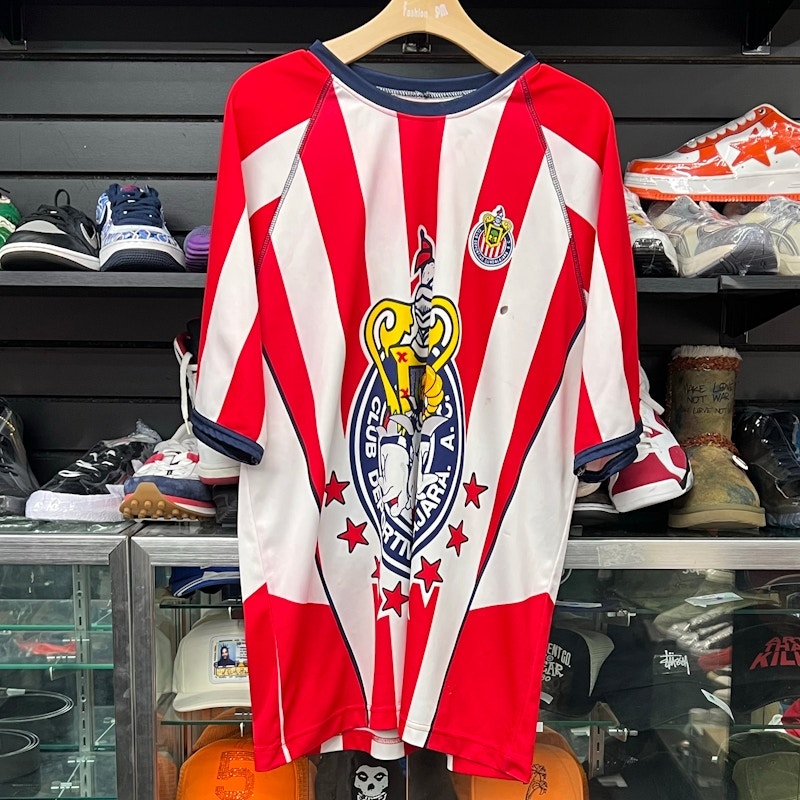 Club Deportivo Guadalajara Soccer Jersey Red/White